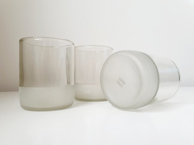IWAS Clear Glass Tumblers (Set of 4)