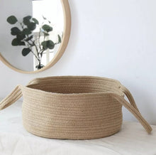 Load image into Gallery viewer, Long Handle Jute Basket
