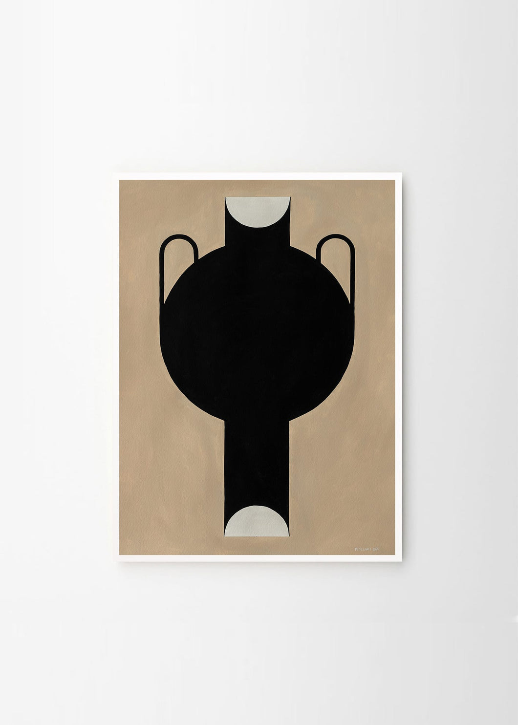 Print: Silhouette of a Vase 07, by Studio Paradissi