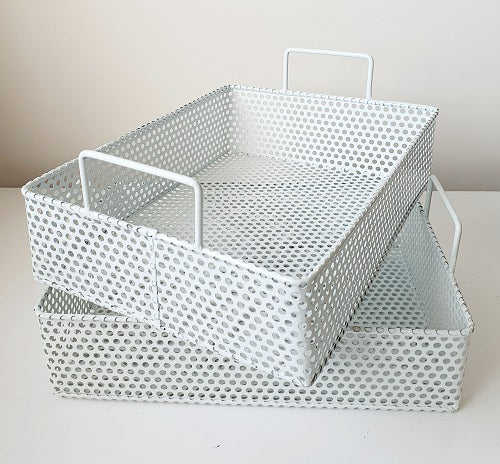 Iron Storage Baskets (Set of 2)