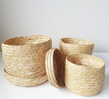 Load image into Gallery viewer, Platted Reed Basket
